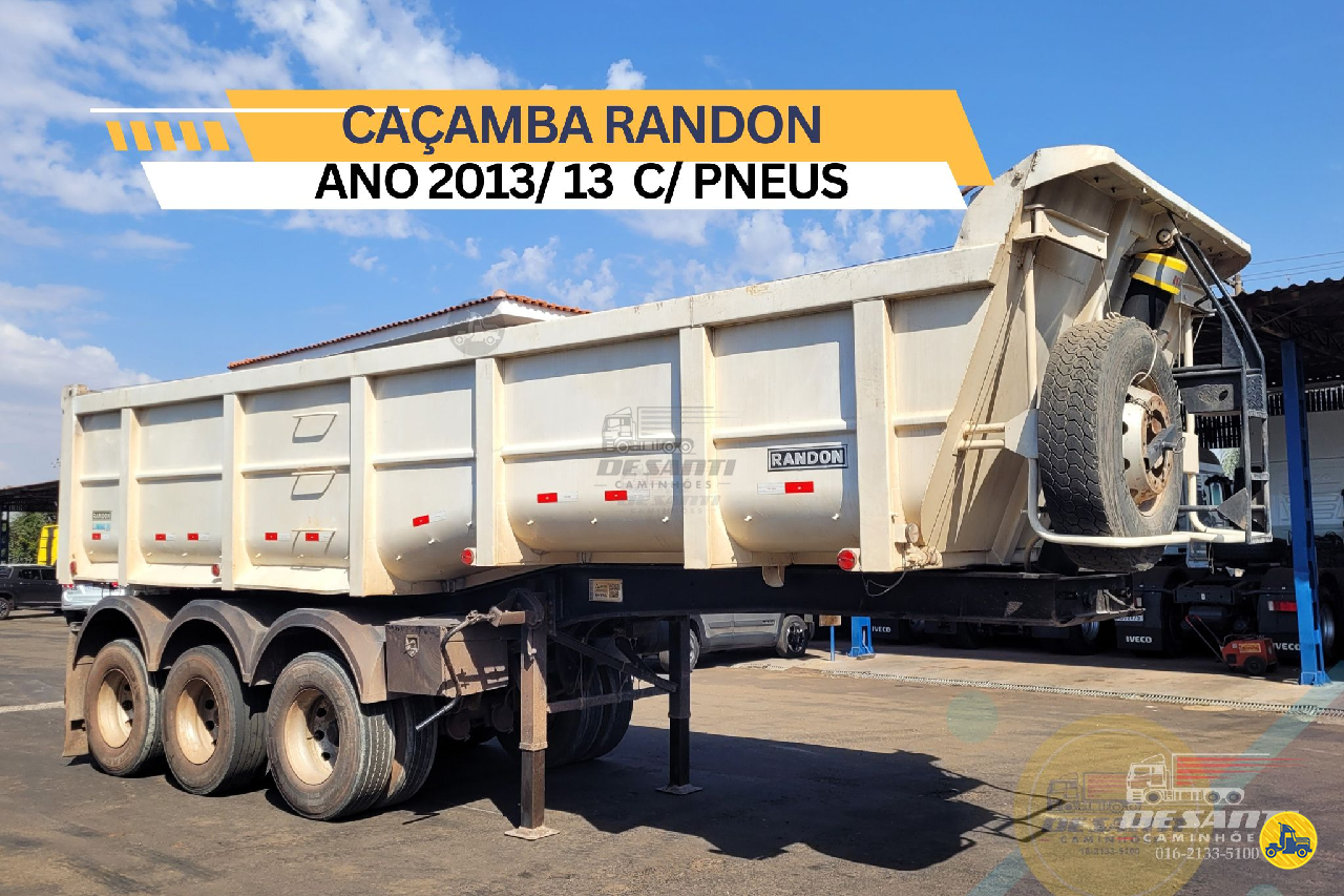 CARRETA SEMI-REBOQUE BASCULANTE De Santi Caminhões RIBEIRAO PRETO SÃO PAULO SP